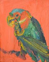 Hunt Slonem Parrot Painting - Sold for $3,328 on 03-01-2025 (Lot 325).jpg